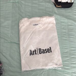 White T-Shirt Art Basal Over Size